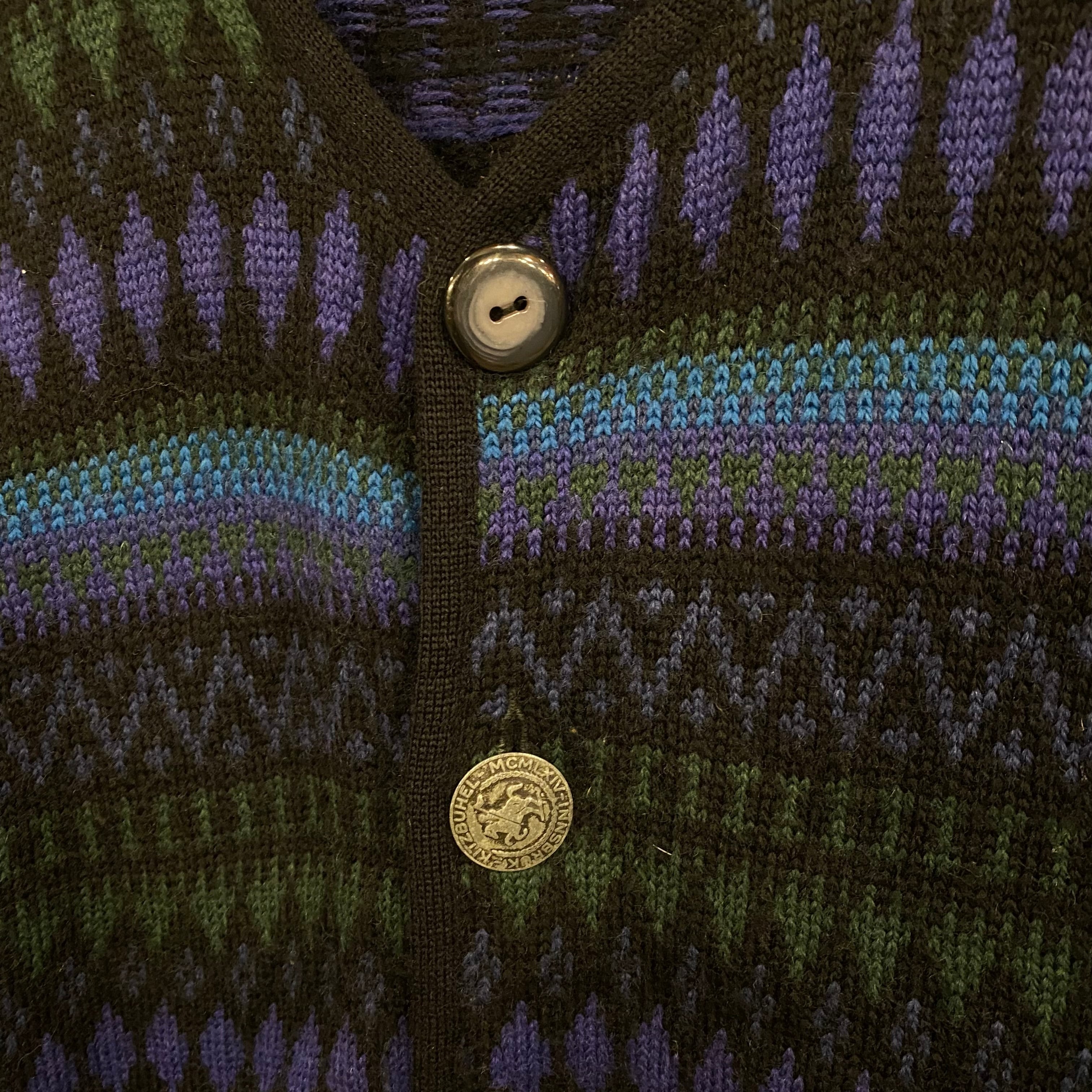 70s Norvyk by REN-DALE Wool Knit Cardigan | VOSTOK