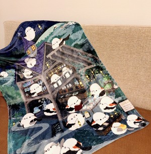 【ぴよ手帖 】ブランケット：シマエナガと森の調合室