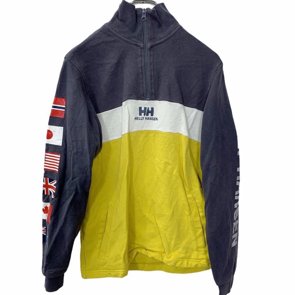 HELLY HANSEN ハーフジップ　ロンT 長袖Tシャツ スウェット　90s