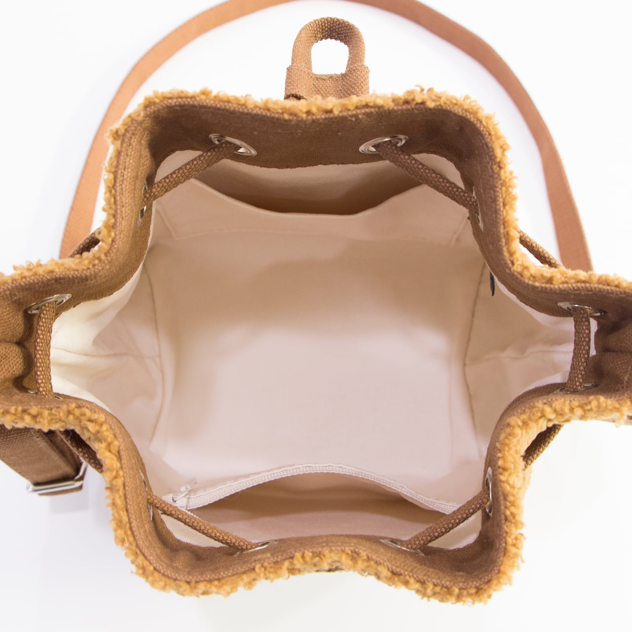 全8色 ボアx帆布 ミニショルダーバッグ Sサイズ モコモコ可愛い