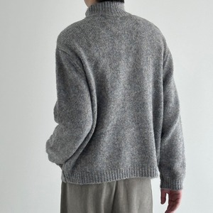 ダブルジップハイネックカーディガン　923