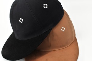 Flower 刺繍　6pael CAP