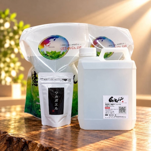 しっかり試したい人向け！　単発購入【慧一之水 6L＋Waka－ga－El極75g（15回分） 画像