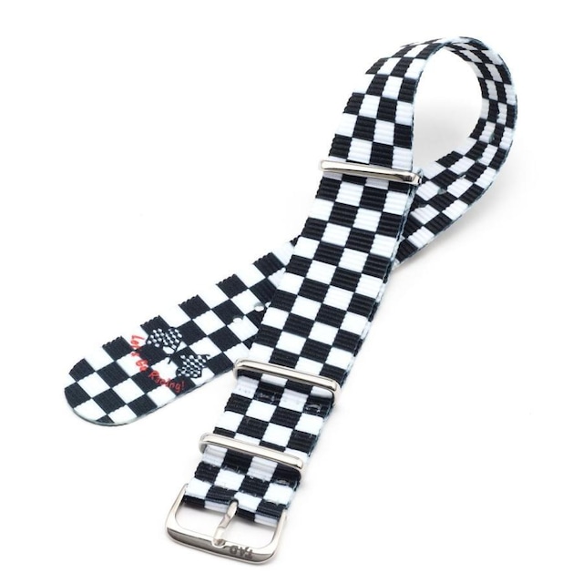 TAD STRAP Checkerflag wht  NATOストラップ  18/20mm 腕時計ベルト