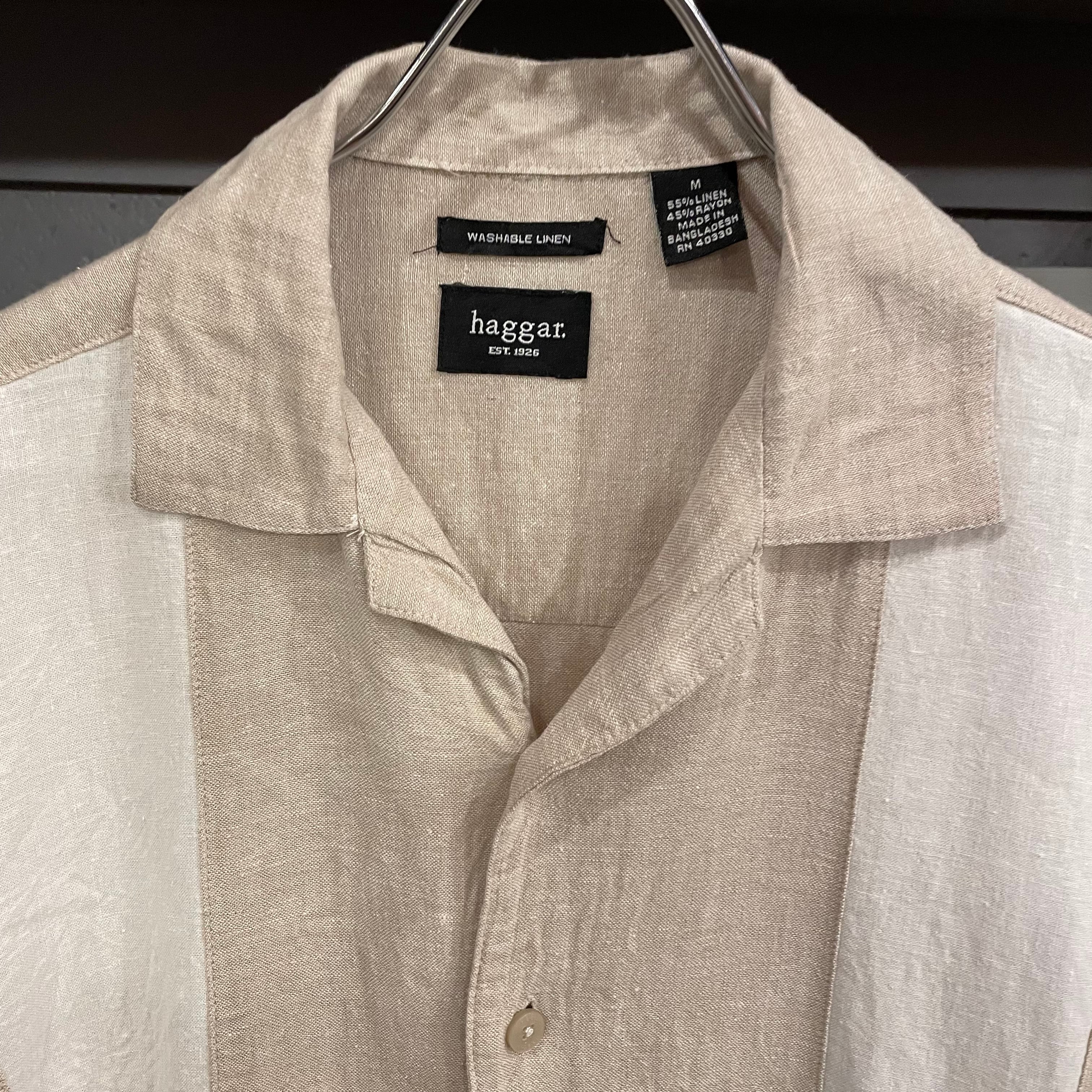 haggar Linen×Rayon Open Collar Shirt | VOSTOK