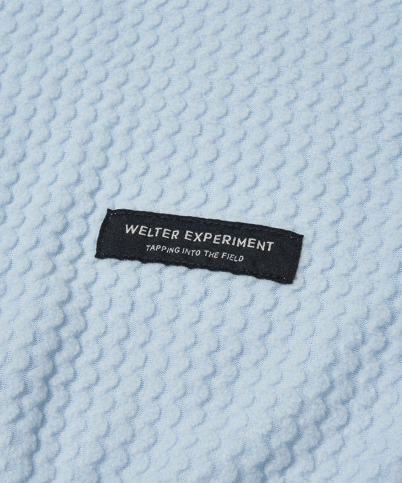CALORA FLEECE HOODED PULLOVER_SKY BLUE