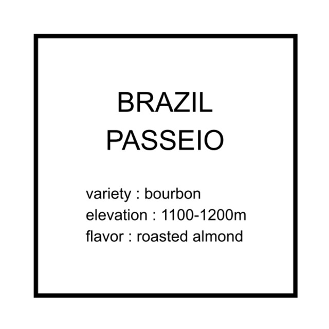 ブラジル　パッセイオ農園　200g