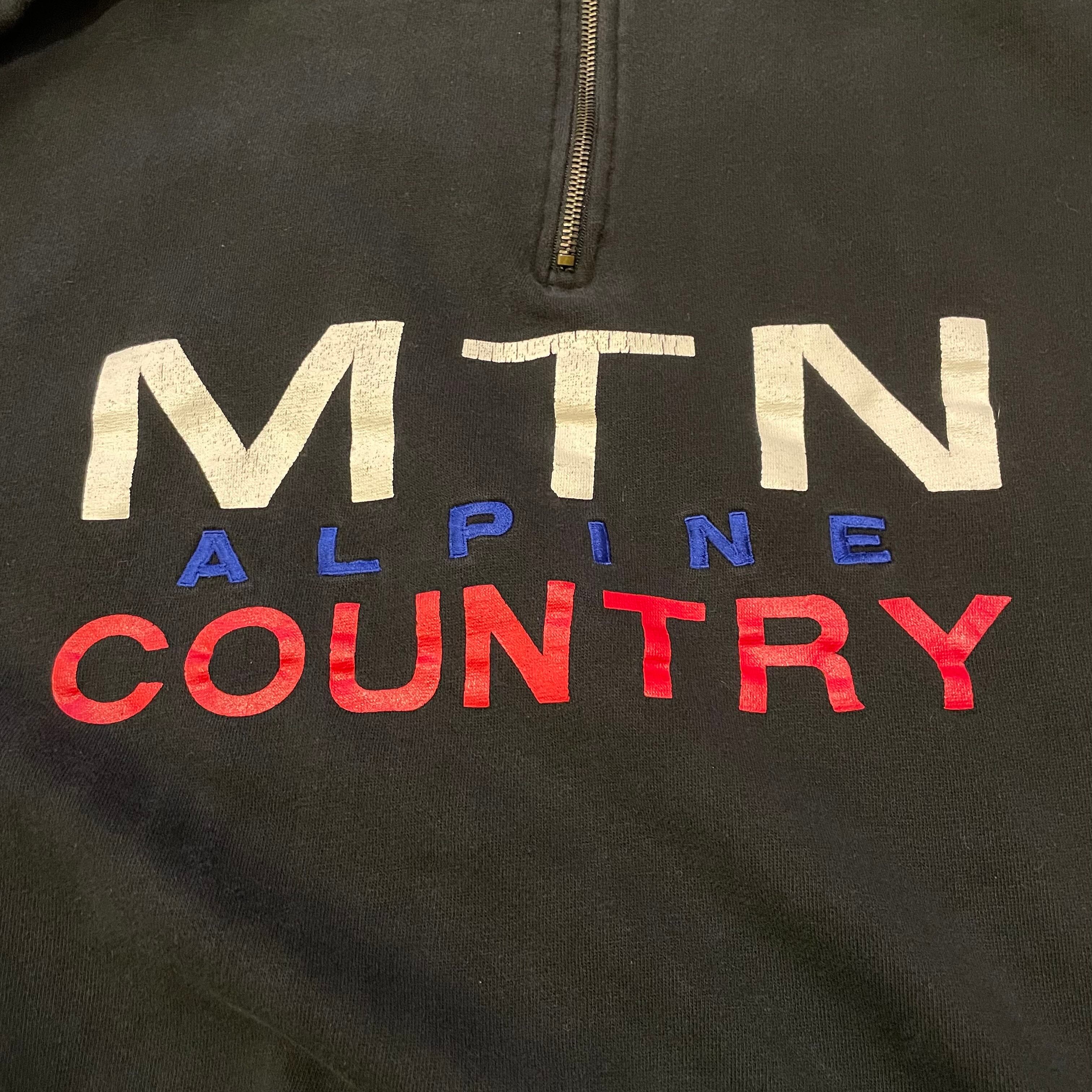 90s GAP ATHLETIC “MTN ALPINE COUNTRY” half zip sweat | What