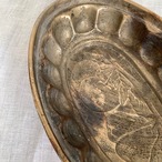 コッパーモールド　お菓子焼型　フルーツ柄大きなオーバル（フック付き） 18KWa23