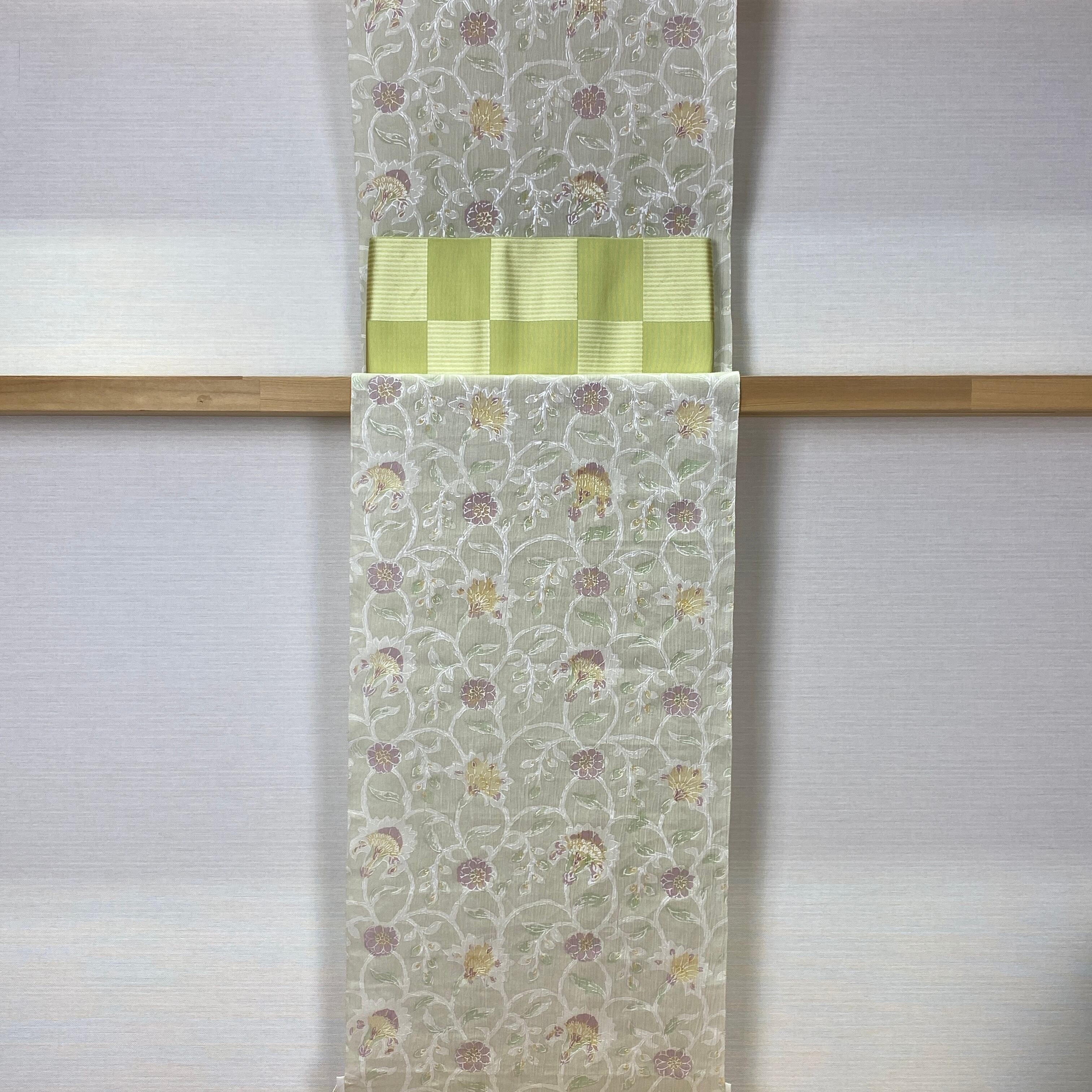 綿ちぢみ 更紗 | きもののここち 透佳