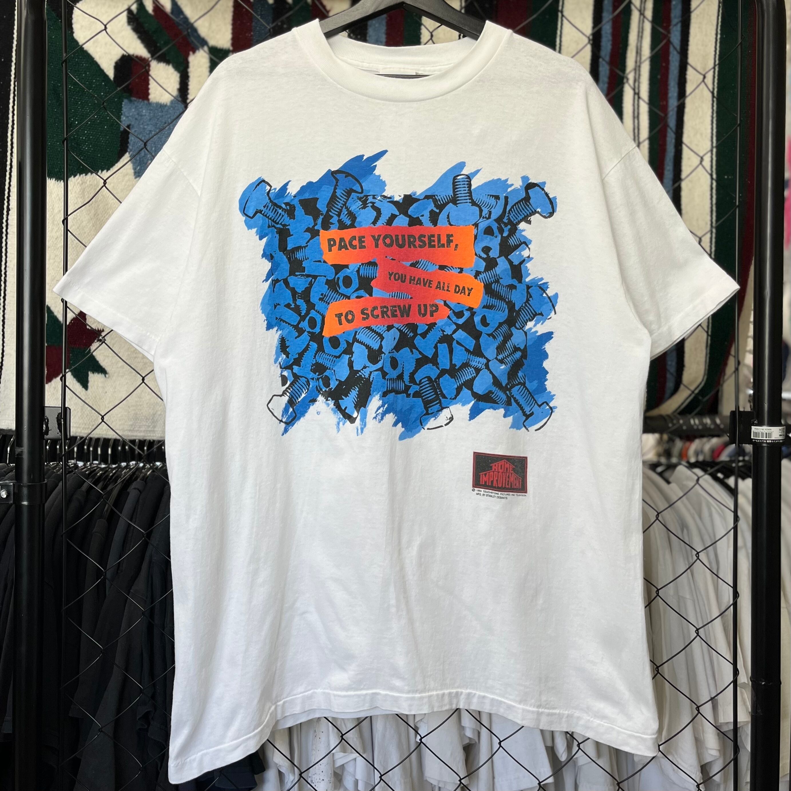 90s ムービー系 ホームインプルーブメント 半袖Tシャツ シングル