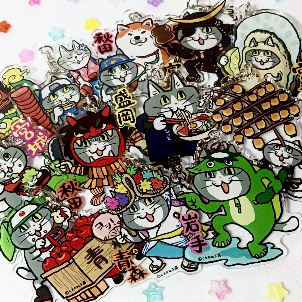 仕事猫青森 アクリルKH | TORCH-Online Shop-