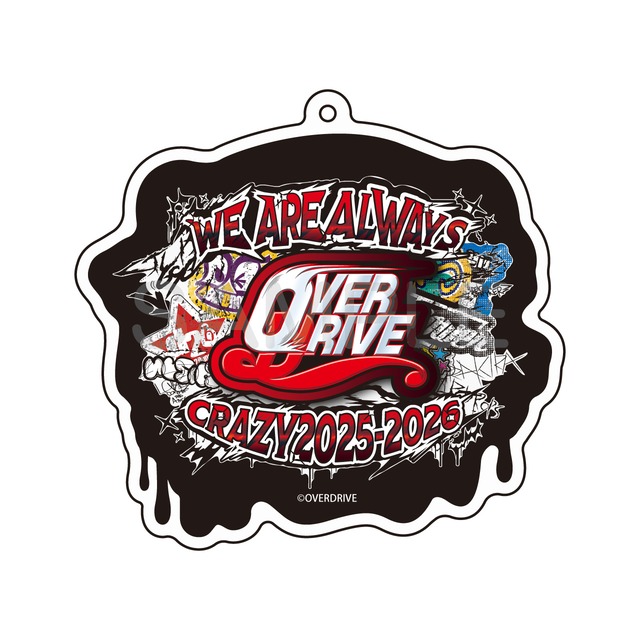 【イベント事後物販】OVERDRIVE ロゴアクリルキーホルダー