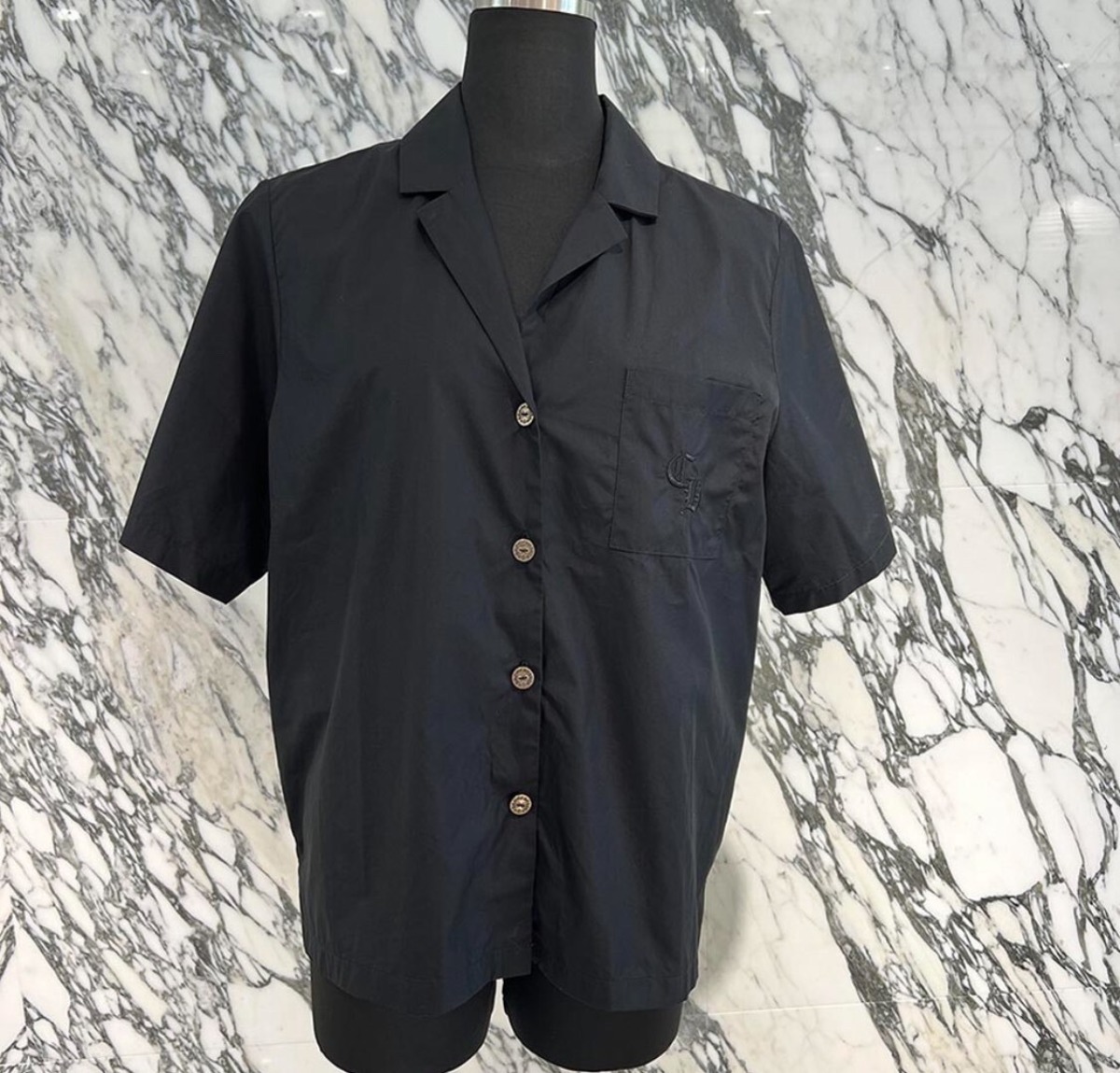 CHROME HEARTS Y NOT CH Logo Embroidery Short Sleeve Shirt クロム 