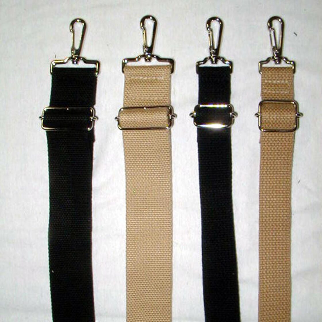 ショルダーストラップ25mm幅 ベージュ 着脱可能1本入 コットン100