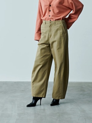 【KHA:KI カーキ】TYPE-43 WIDE TROUSERS タイプ43ワイドトラウザーズ MIL23FPT3192 (2COLORS)