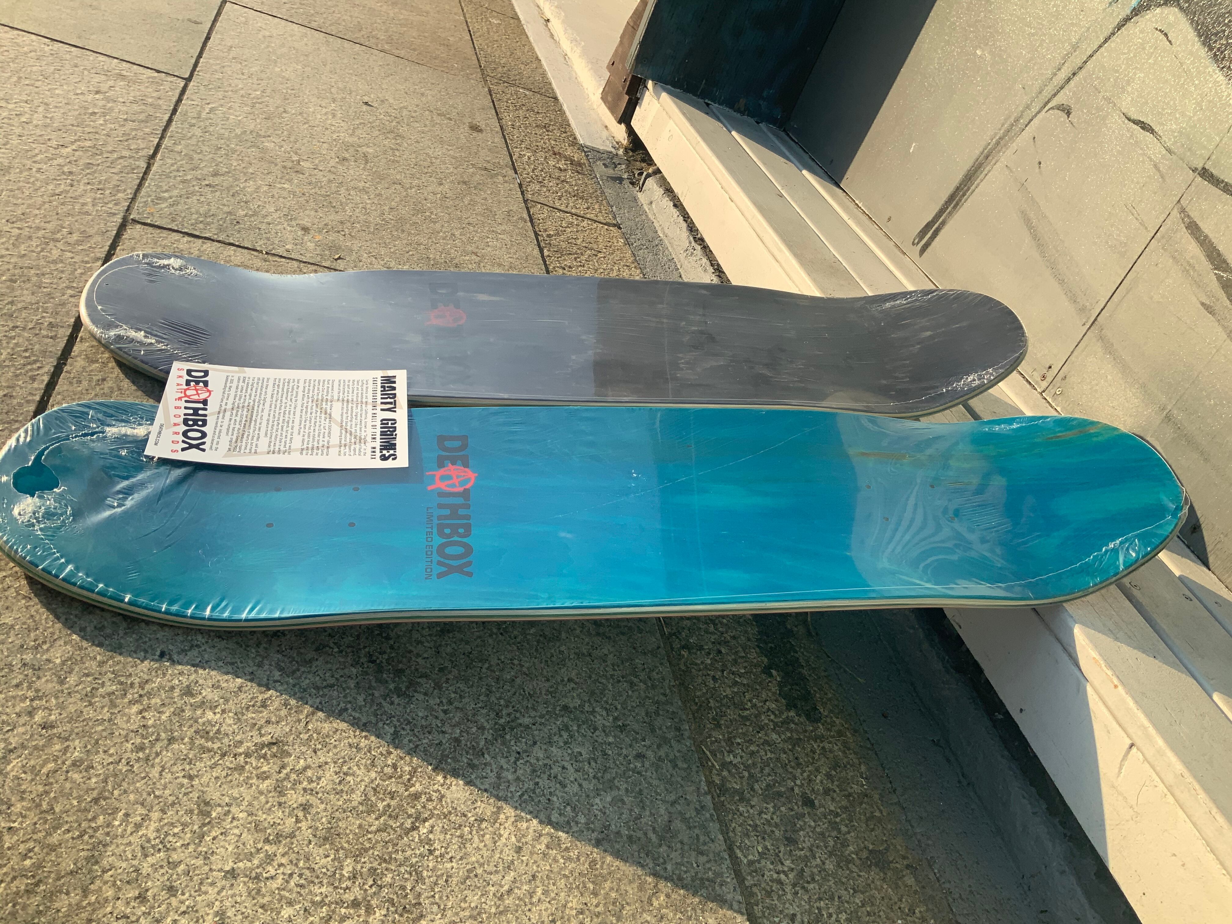 Deathbox Marty Griptape デッキh-street 9インチ H-STREET SKATEBOARDING skate deck MARTY GRIMES DEATHBOX PARK&POOL