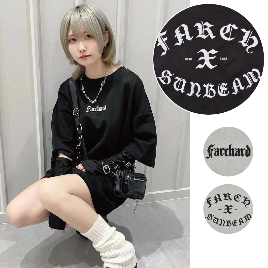 スエードタッチ ゴシックロゴTシャツ | VOLCAN&APHRODITE