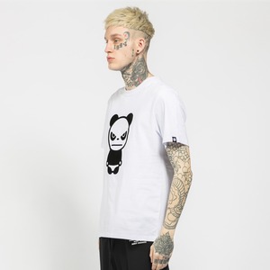 送料無料 【HIPANDA ハイパンダ】メンズ Tシャツ MEN'S BASIC LOGO SHORT SLEEVED T-SHIRT / WHITE・BLACK