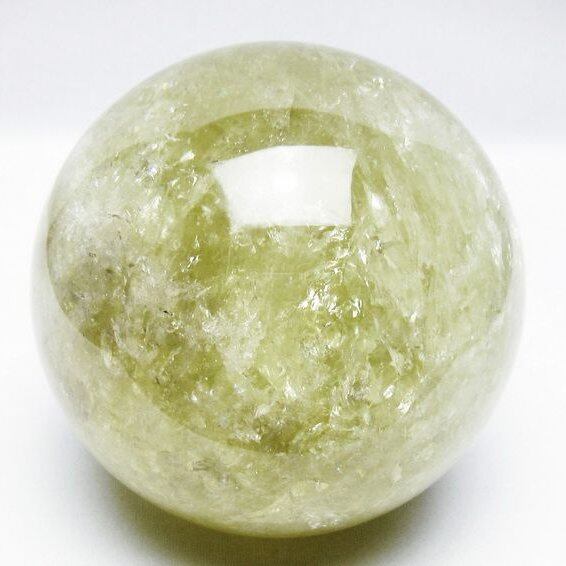 2Kg シトリン 丸玉 115mm シトリンクォーツ スフィア 一点物 151-8018