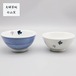 砥部焼 お茶碗 陶器 和風 「夫婦茶碗 鳥」 ボウル 小鉢 手作り 窯元 竹山窯 chikuzan-201