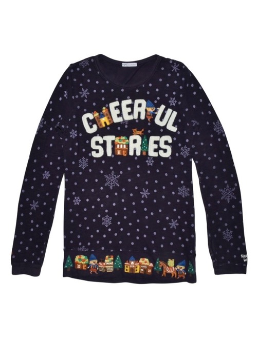DoReMi Unique Series – Purple Dot Winter Patch Top