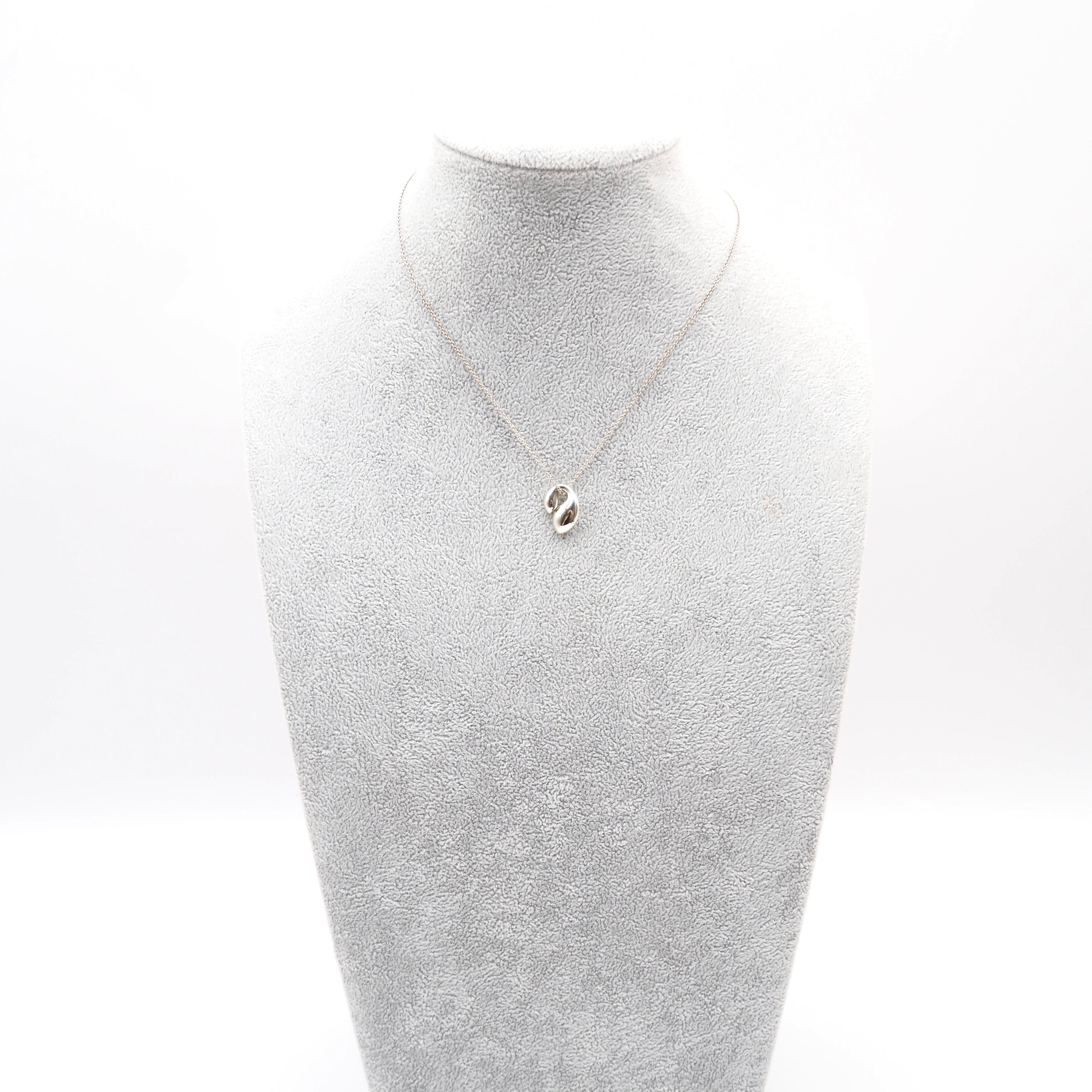 Tiffany&Co. ダブルティアドロップネックレス シルバー925