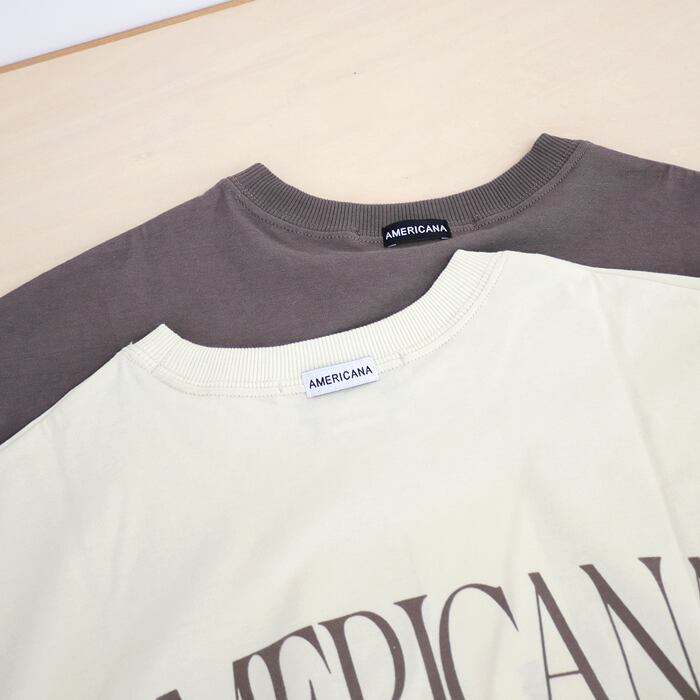 AMERICANA（アメリカーナ） バックプリントTシャツ[BRF-M-822A] | tile