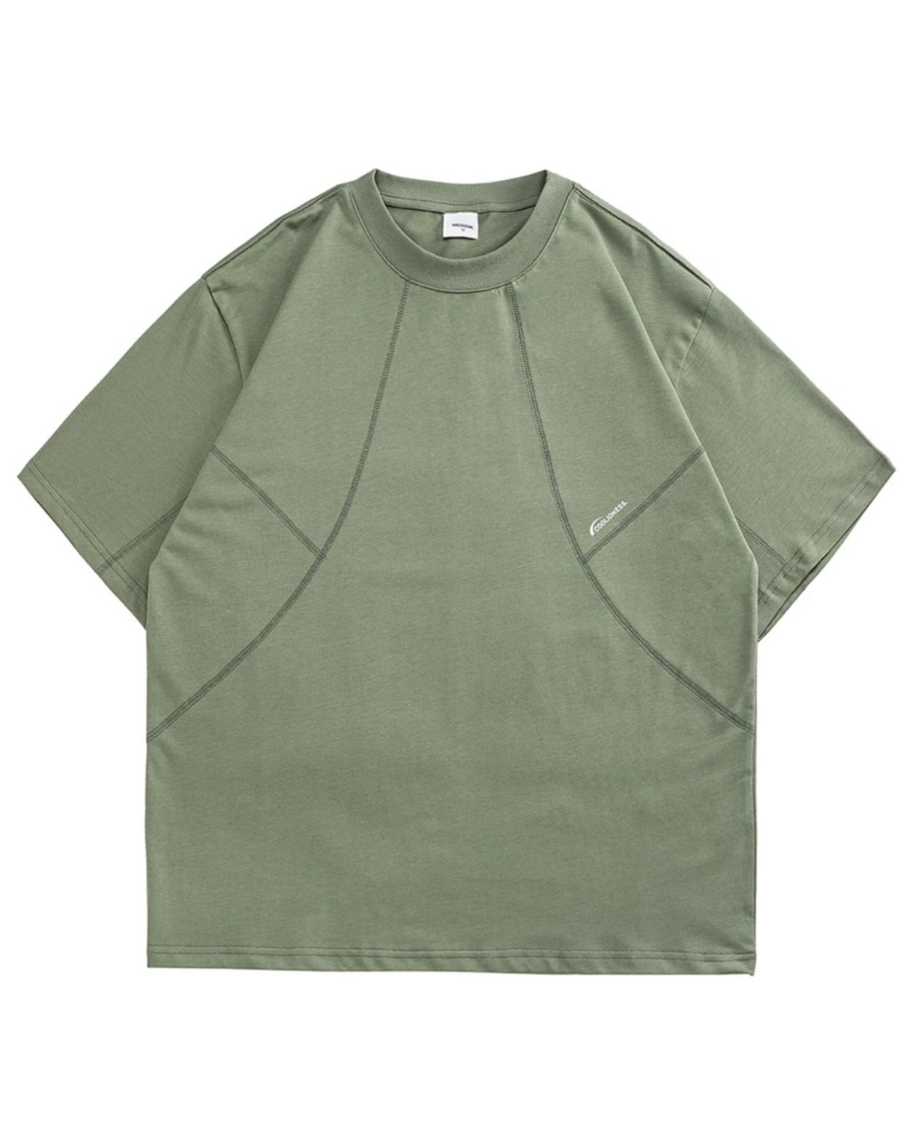 切り替えステッチオーバーサイズTシャツ S0613