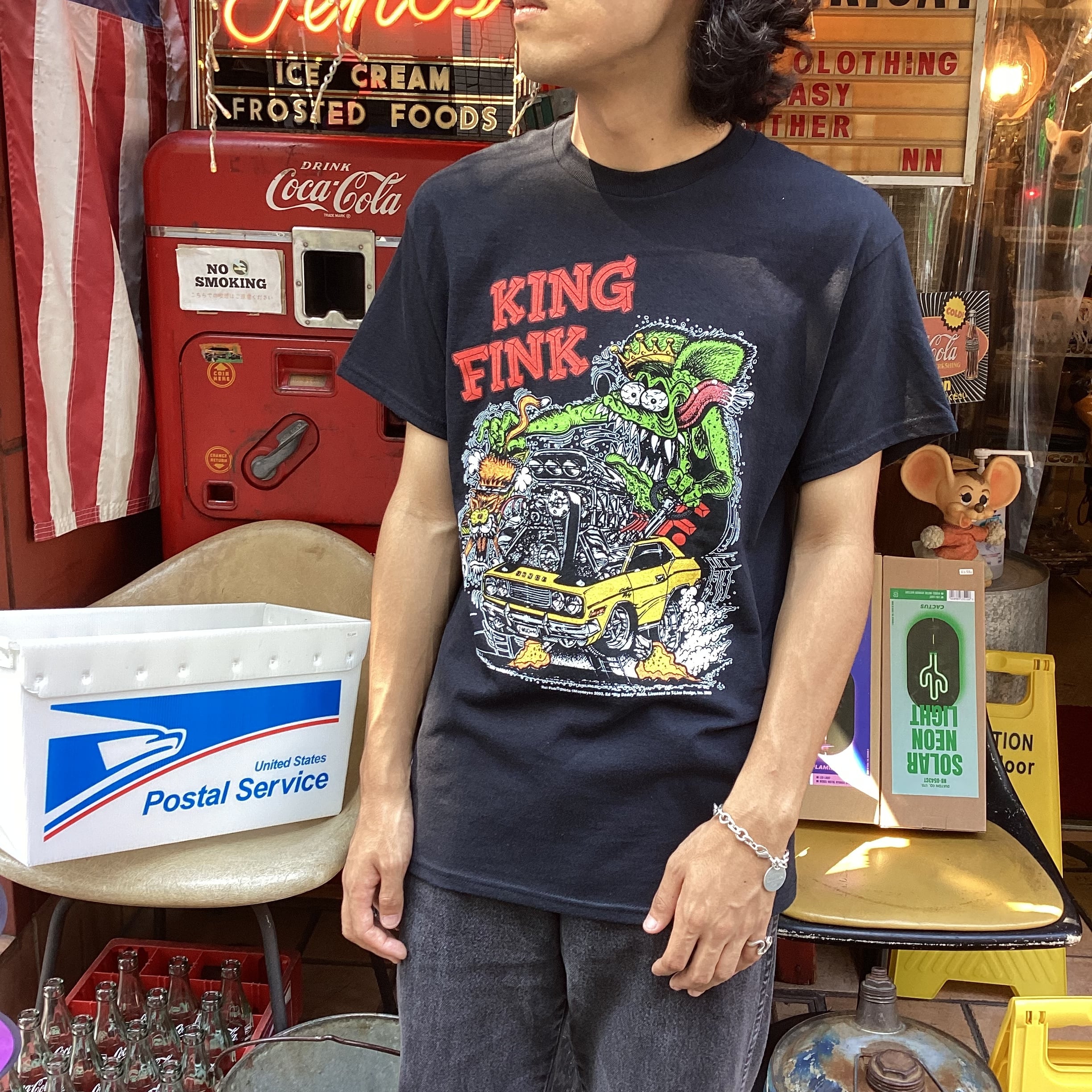 RAT FINK ラットフィンク KING BLACK Tシャツ 雑貨株式会社