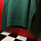 90s POLO RALPH LAUREN 無地スウェット 緑 バーガンディポニー L