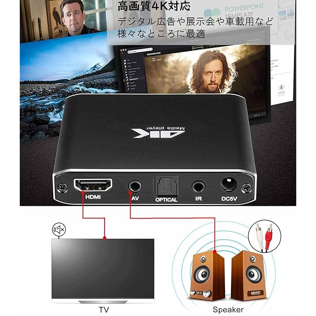 メディアプレーヤー 4k マルチメディアプレーヤー フルHDプレイヤー【H.2p Amazon.co.jp: メディアプレーヤー 4k マルチメディアプレーヤー フル