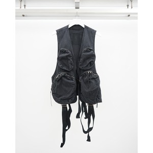 [The Viridi-anne] (ザヴィリディアン) VI-3955-06 COTTON/TENDEL TACTICAL VEST