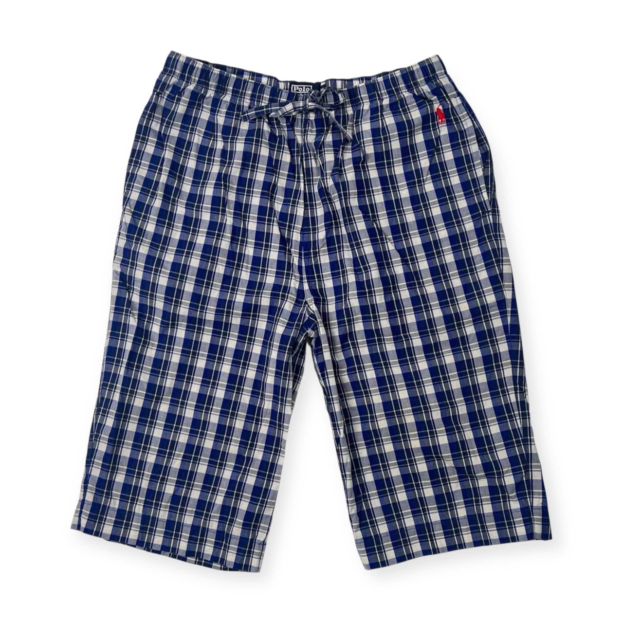 Polo by Ralph Lauren ラルフローレン チェック ハーフパンツ ショートパンツ M/ブルー系 メンズ