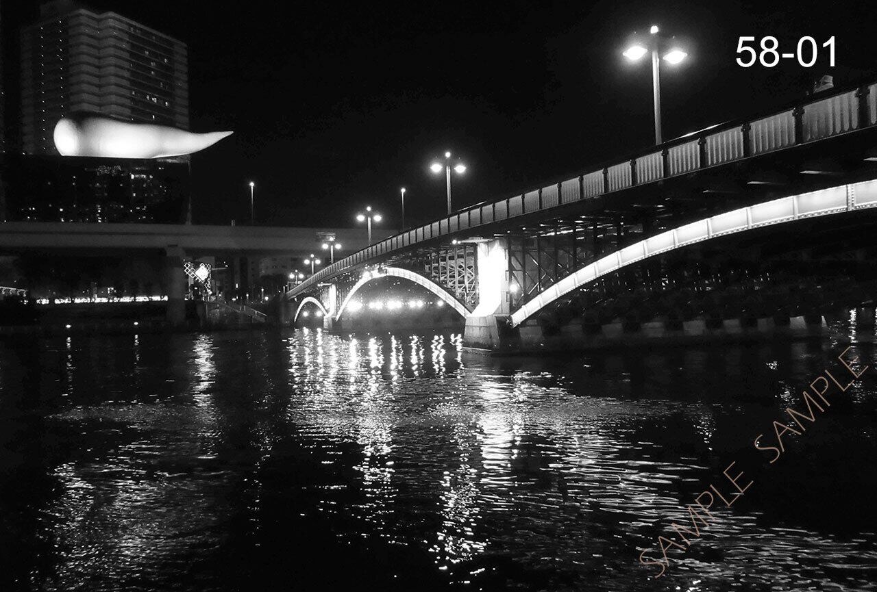 シリーズ 墨東歳時記58 〜吾妻橋ライトアップ〜 <フォトカード・10枚セット>