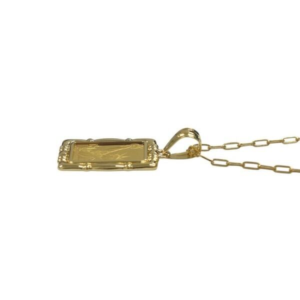 18金×24金】純金インゴット 自由の女神リバティネックレス K18 K24