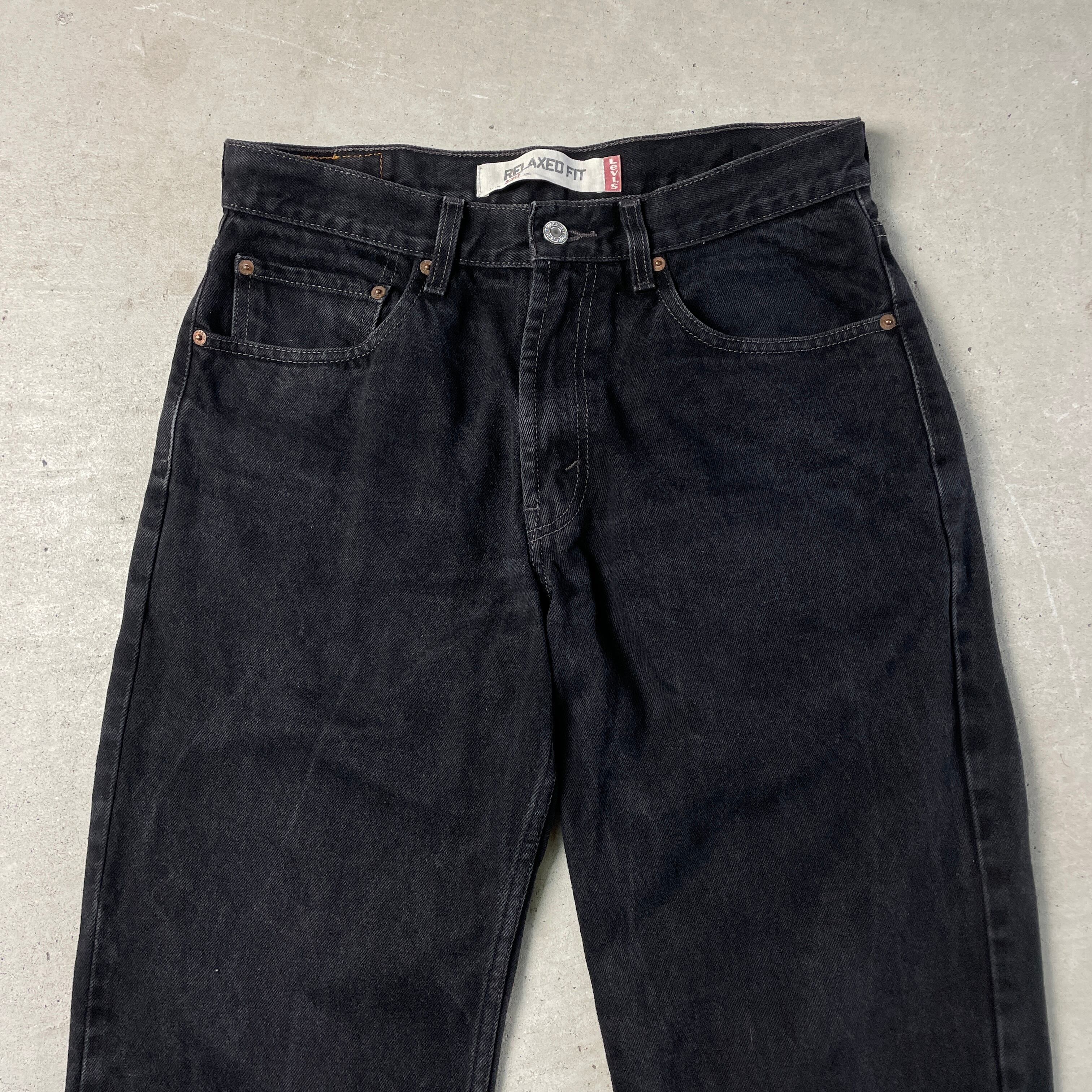 00年代 Levi's リーバイス 550 RELAXED FIT ブラック デニムパンツ