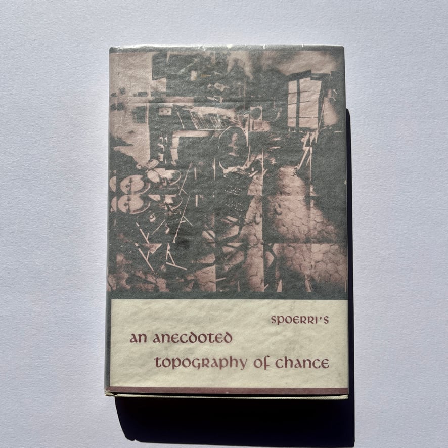 【絶版洋古書・初版】ダニエル・スポエリ　An Anecdoted Topography of Chance (Re-Anecdoted Version)　ハードカバー　[306102054]