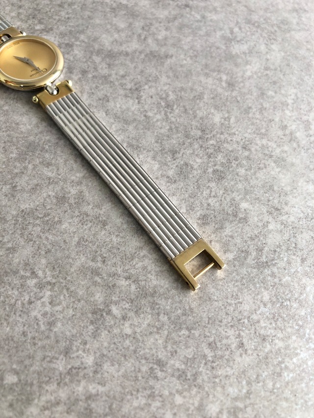 Christian Dior クリスチャン ディオール 腕時計 シルバー×ゴールド ステンレススチール 3025クウォーツ vintage ヴィンテージ オールド h2x5fz