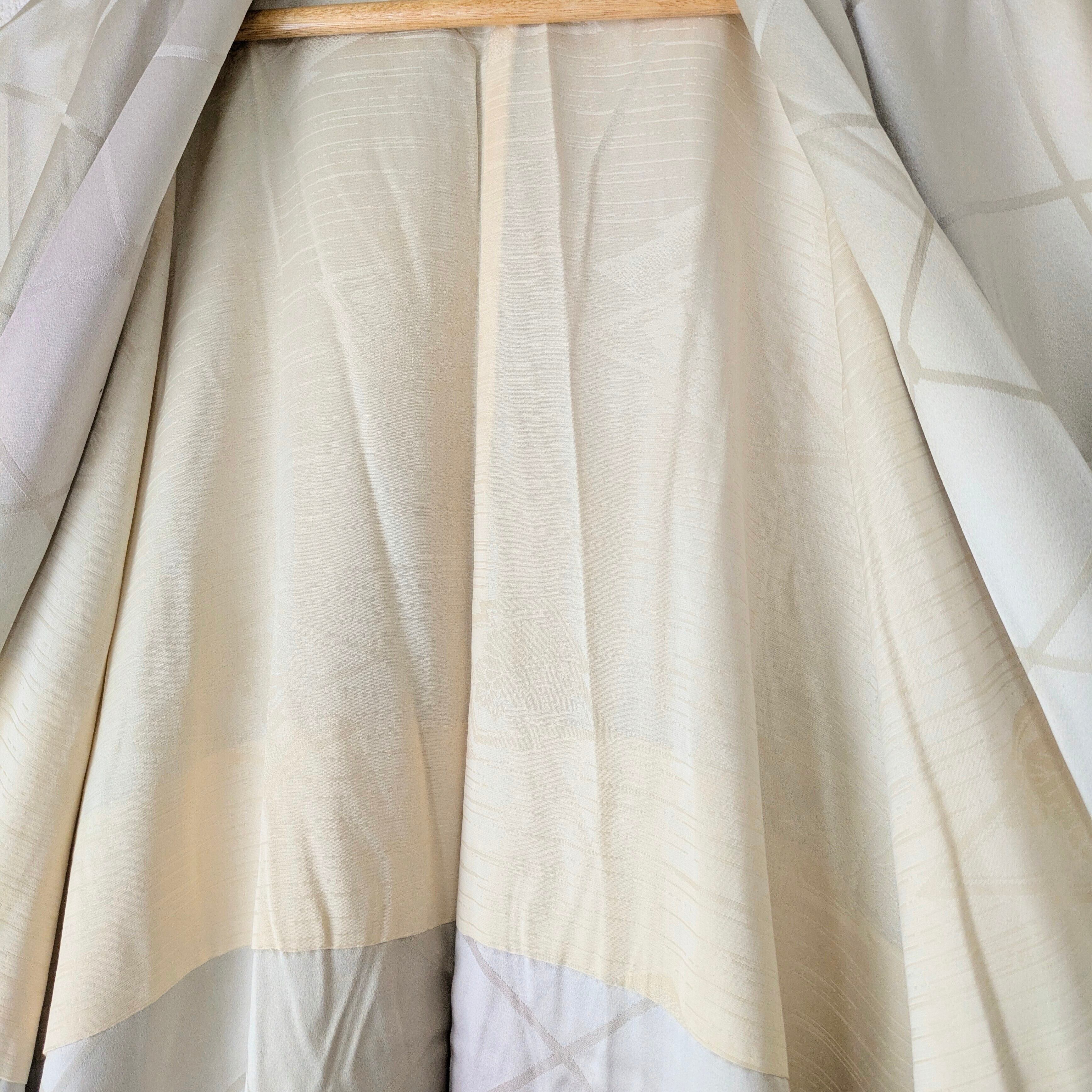 Vintage】HAORI 羽織 正絹 暈し 菱文 グラデーションカラー 大正 Vintage】HAORI 羽織 正絹 暈し 菱文 グラデーションカラー 大正