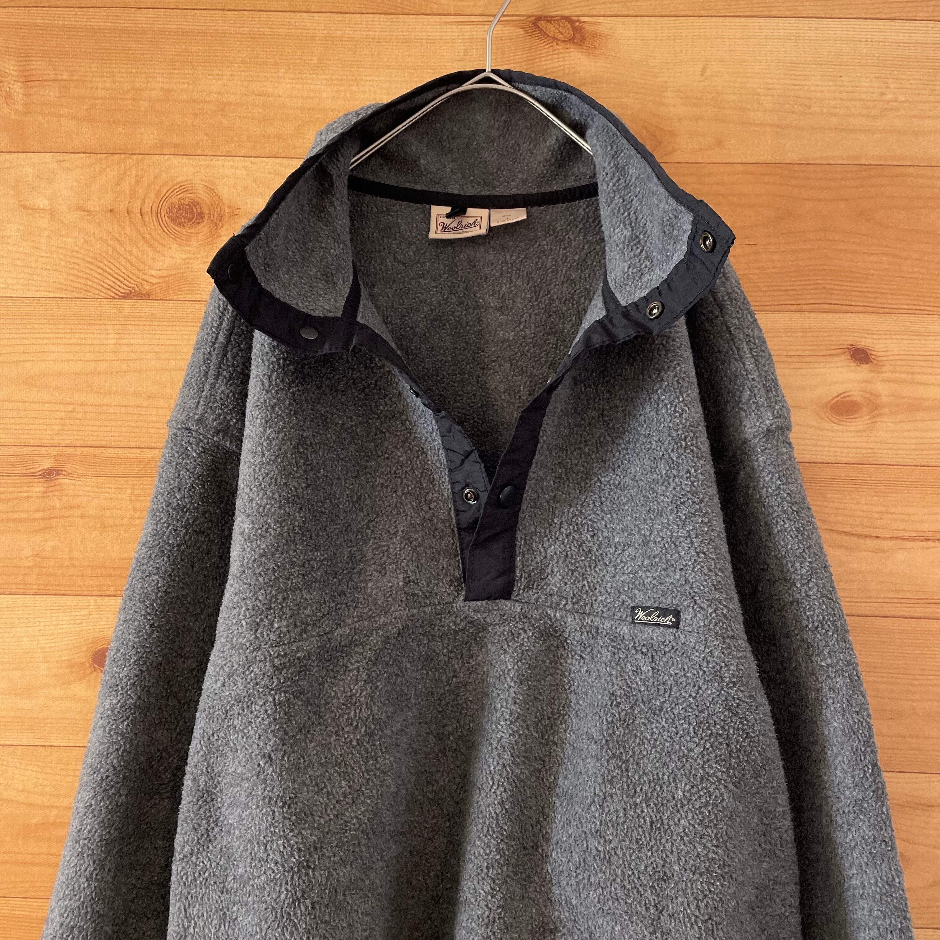 Woolrich】USA製 ハーフスナップ フリースジャケット プルオーバー ...