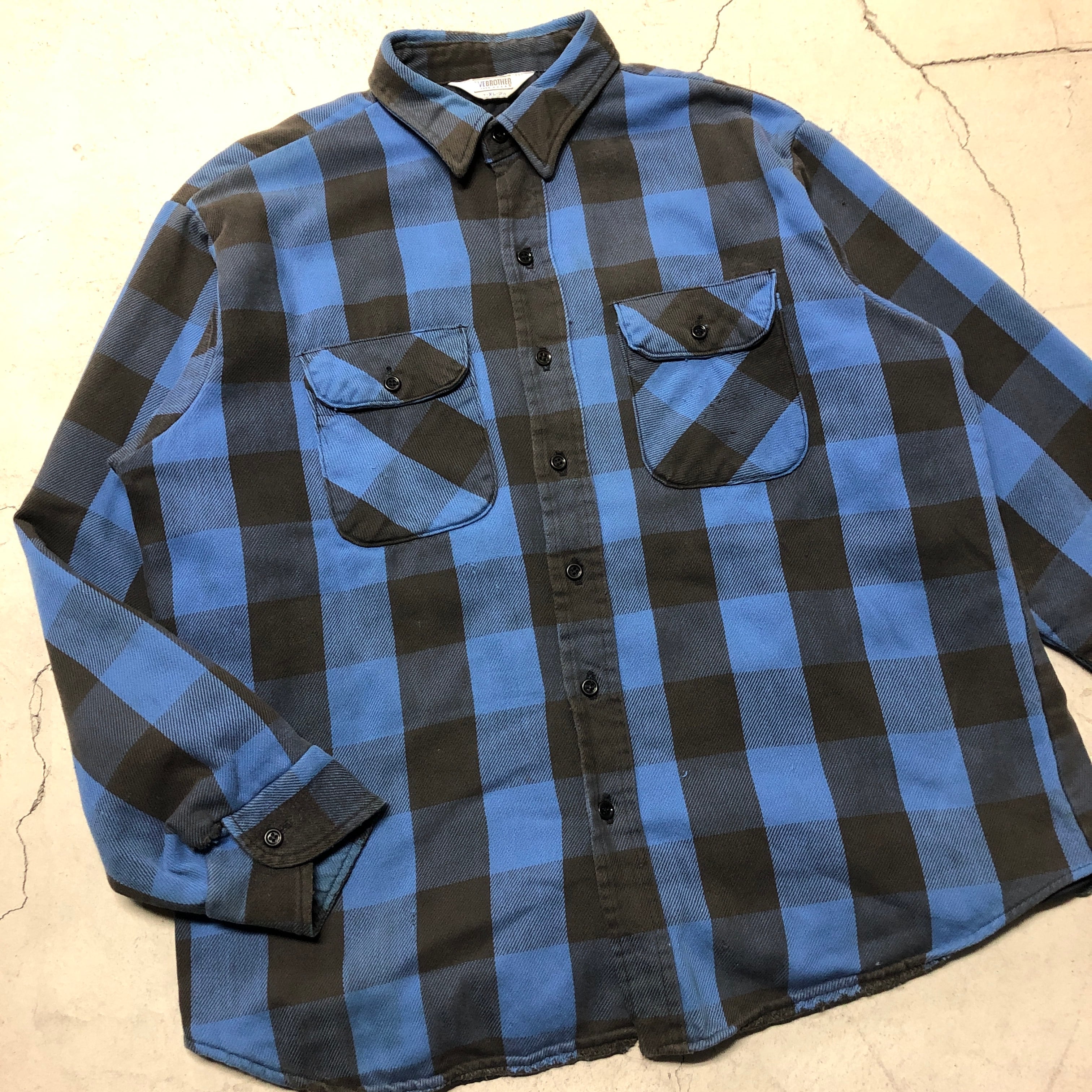 ⊕FIVE BROTHER FLANNEL CHECK SHIRT XL | safarionline