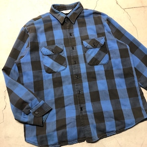 ⊕FIVE BROTHER FLANNEL CHECK SHIRT XL