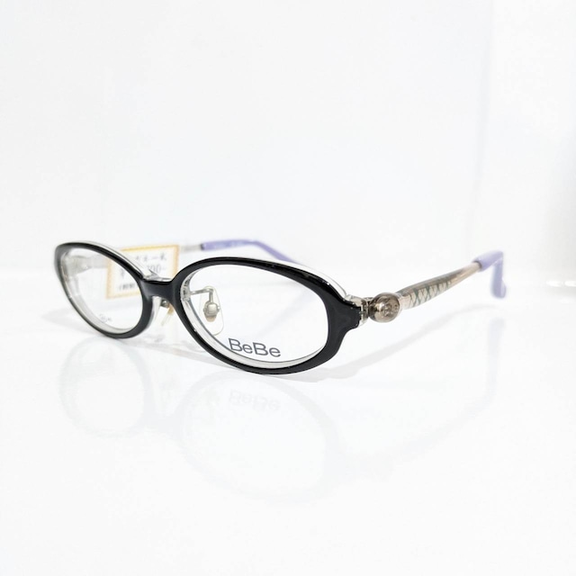 【BeBe】オーバルセルフレーム　ブラック