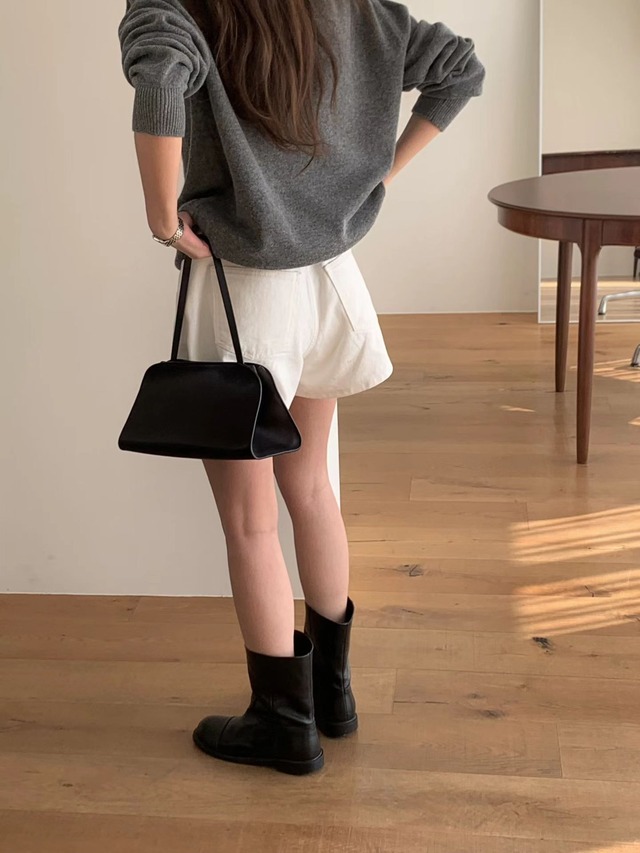 (予約) ounce / Row middle boots