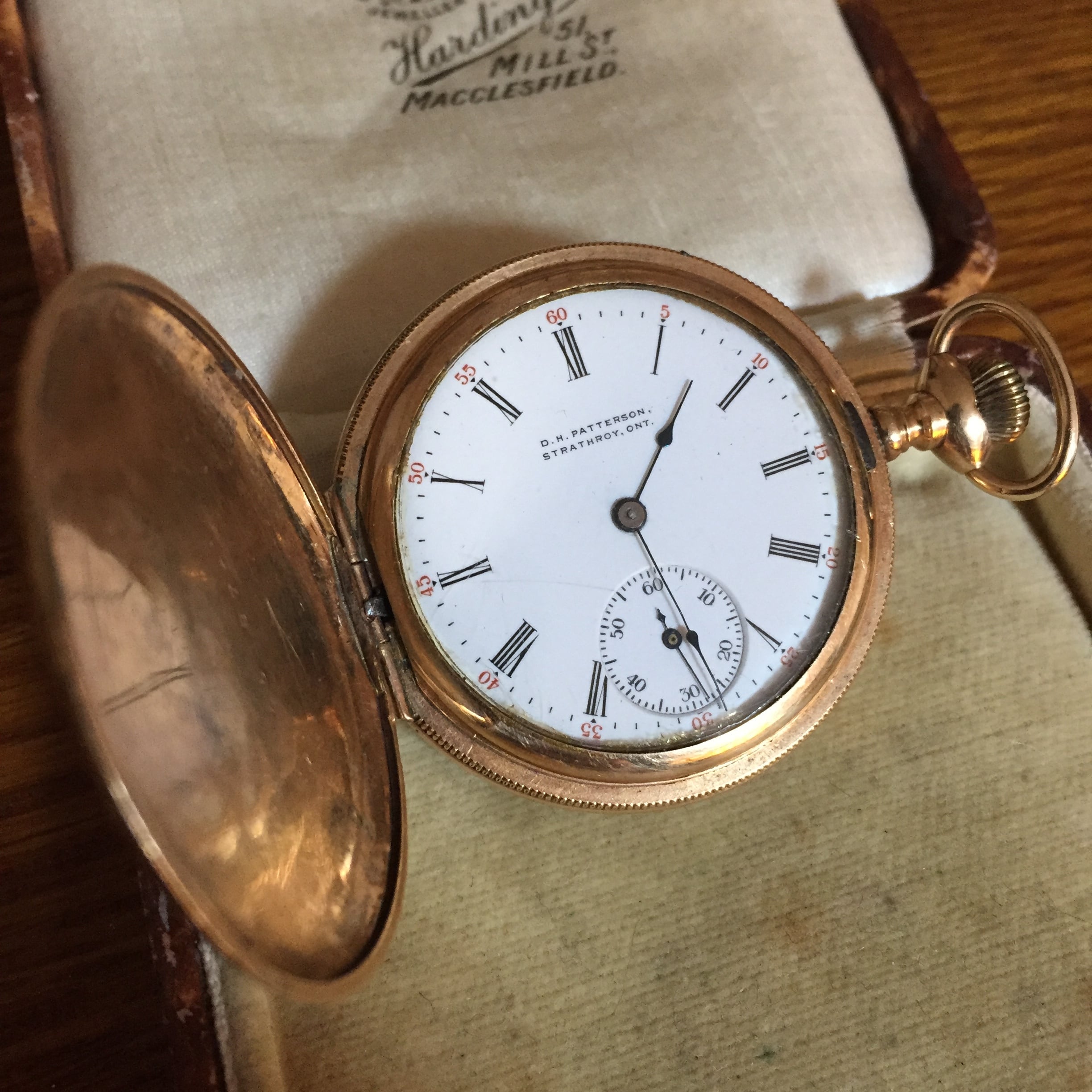 D.H. Patterson Pocket Watch Full Hunter Case