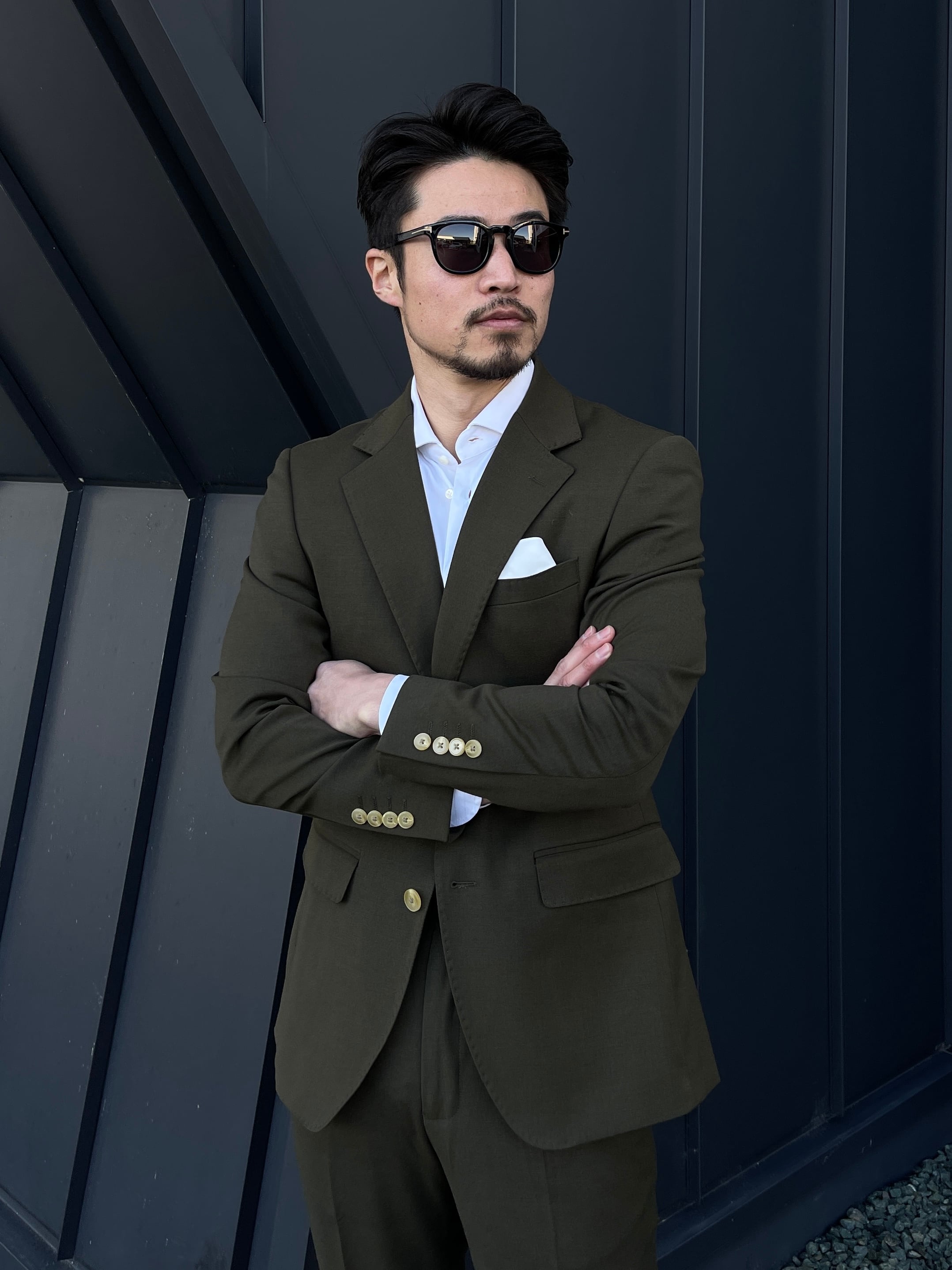 高品質】シングルスーツ【カーキ】 | Wide Range