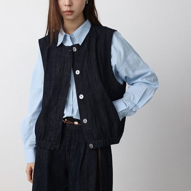 front button vest 14291