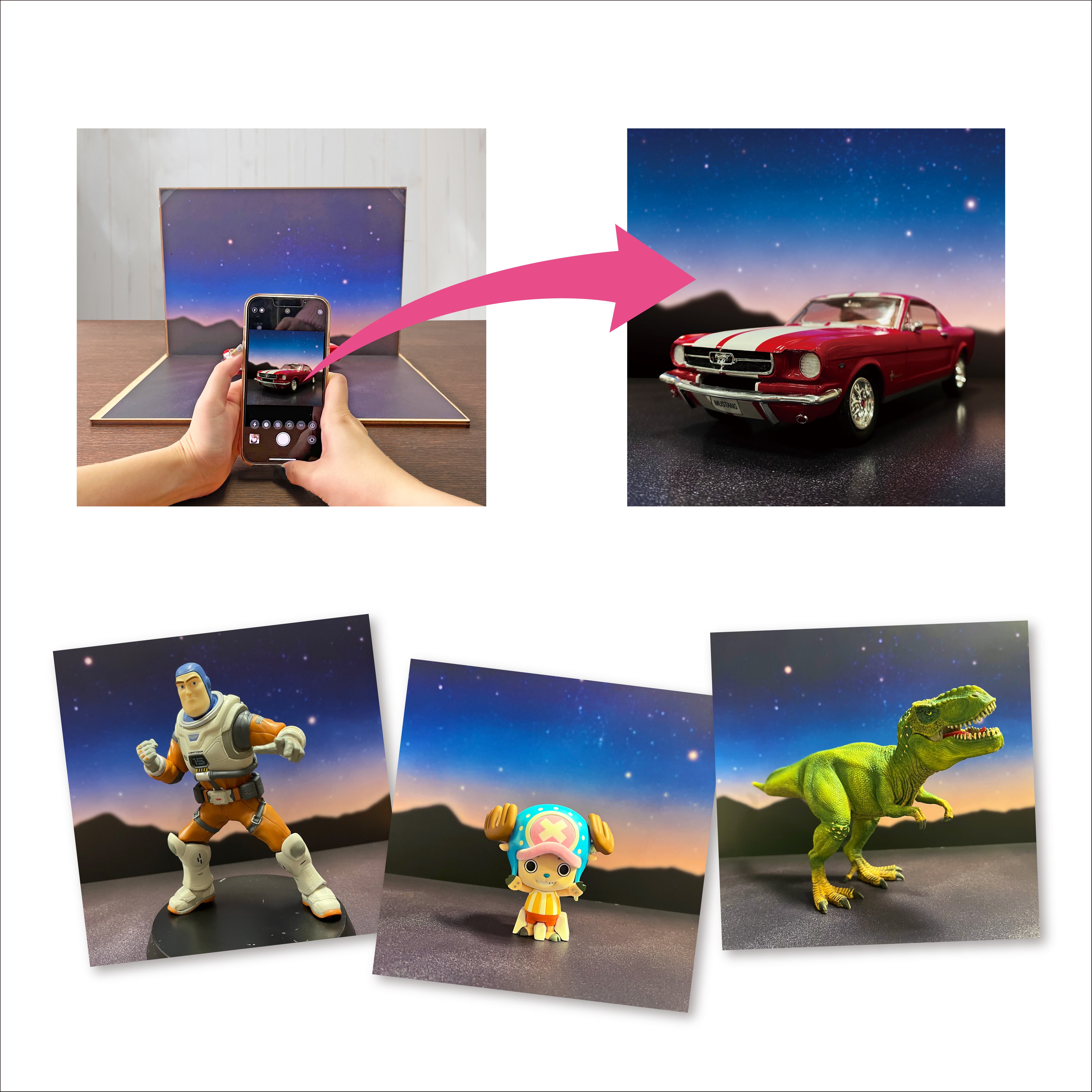 フィギュア用撮影ブースセット002（figure photo booth set 002