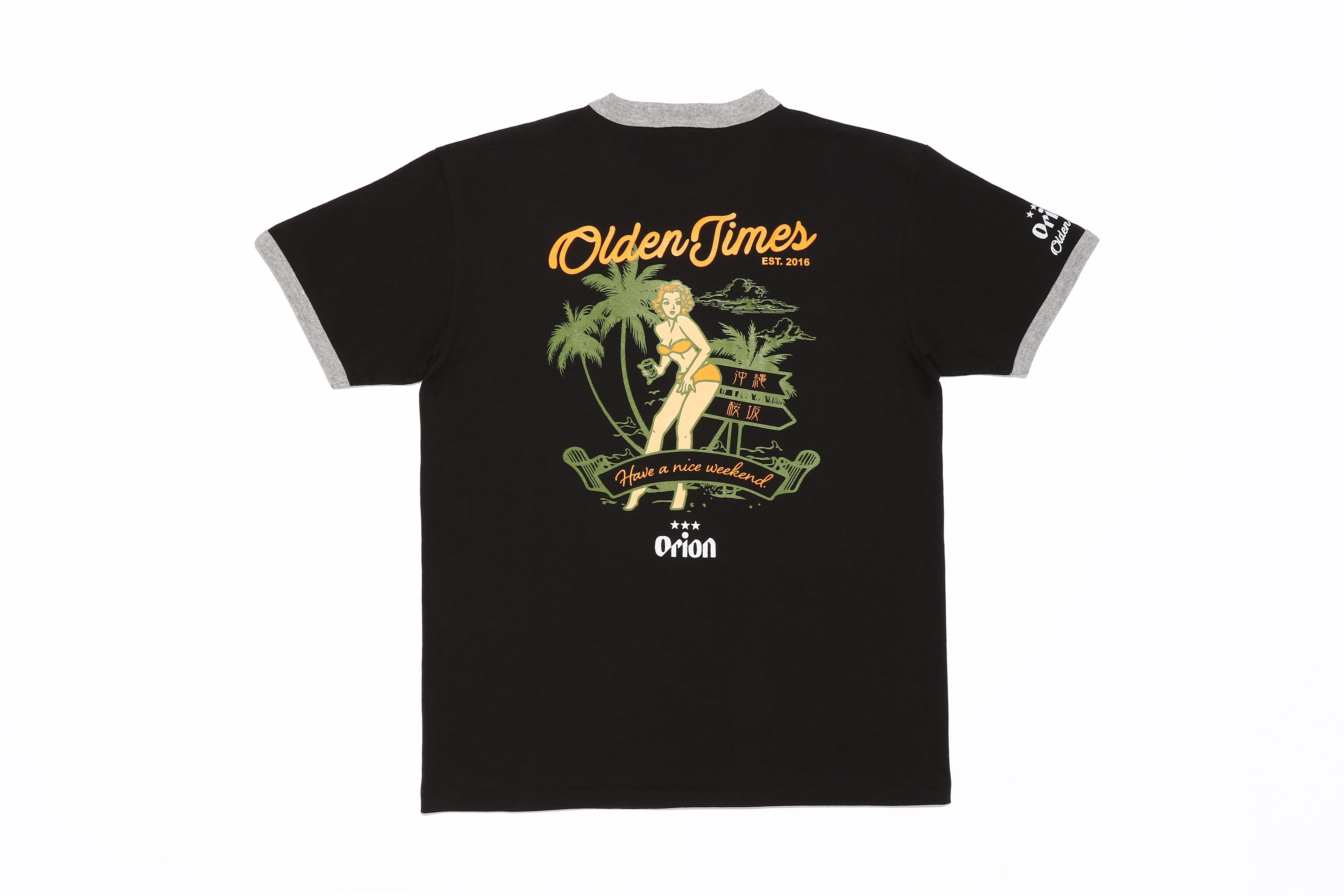 再入荷/ORION×OLDENTIMES】那覇桜坂S/Sリンガー Tシャツ 